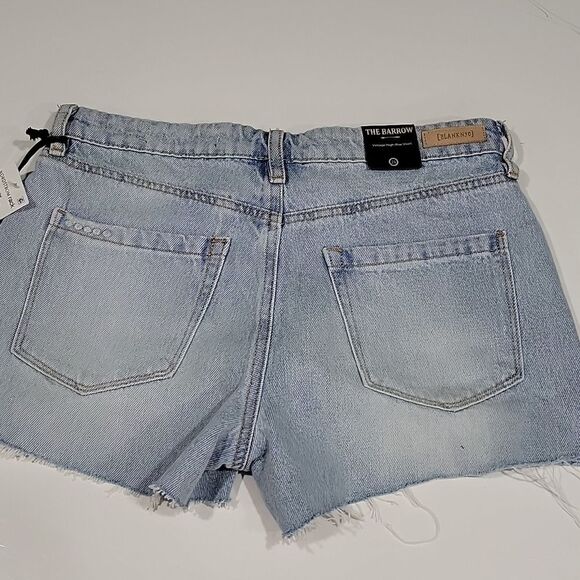 Blanknyc The Barrow Vintage High Rise Denim Short PINK Crochet Stitches SZ 26 B4 - Picture 7 of 12